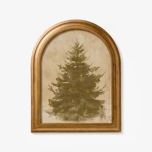 11"x13.86" Christmas Tree Framed Wall Art - Threshold Designed With Studio McGee